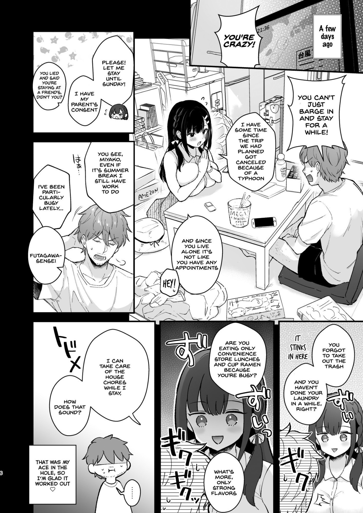 Hentai Manga Comic-Playing House With An Uninvited Student-Read-3